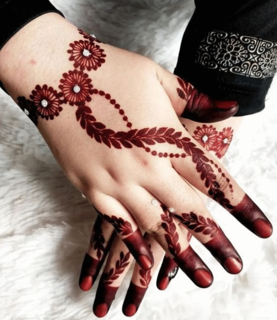 BEAUTI ENGAGEMENT MEHNDI DESIGN