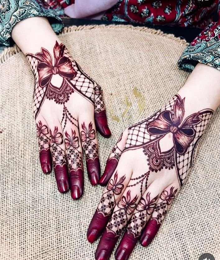Dulhan fancy mehndi design