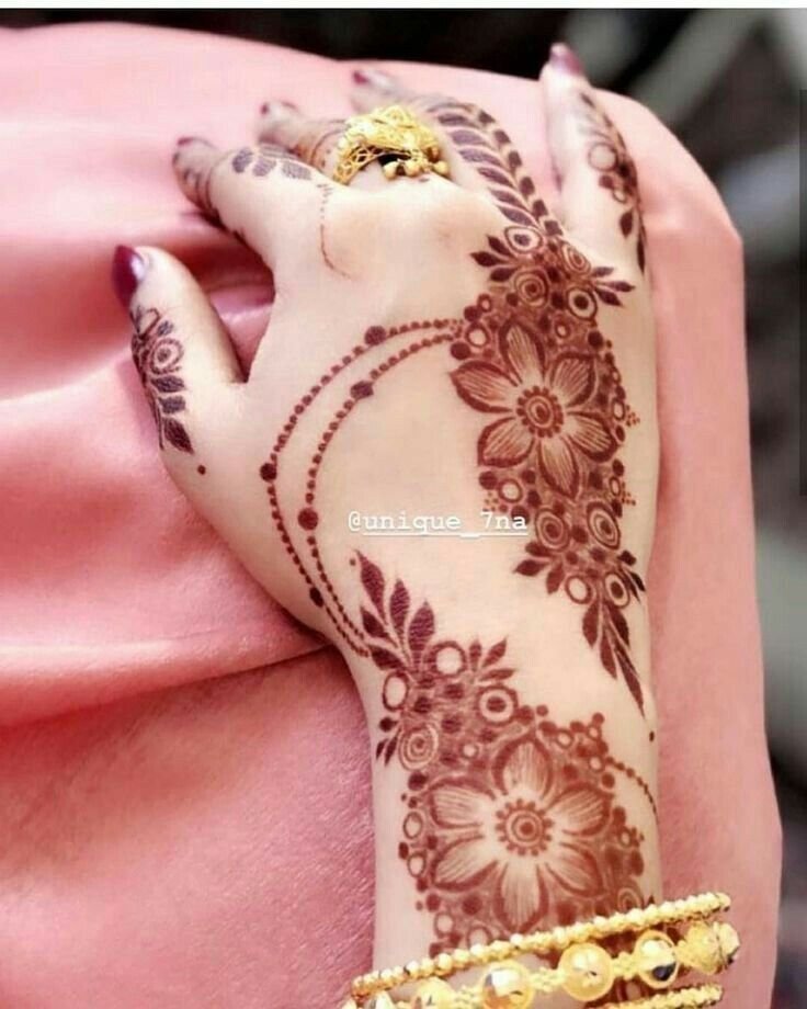 Jewellery fancy mehndi design