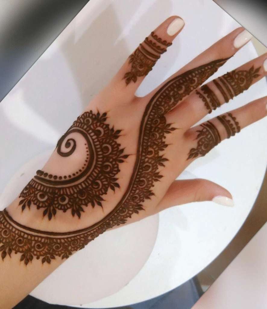 KUMKUM ENGAGEMENT MEHNDI DESIGN
