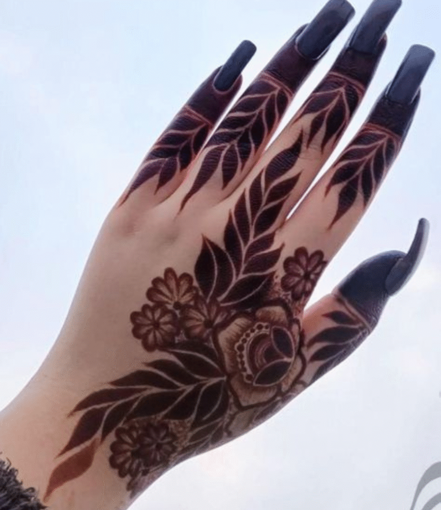 NEVY BHRWAN MEHNDI DESIGN