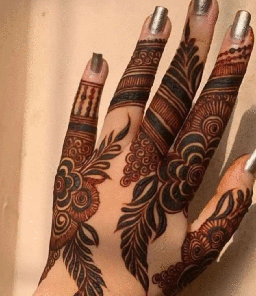 NICE BHRWAN MEHNDI DESIGN SAME
