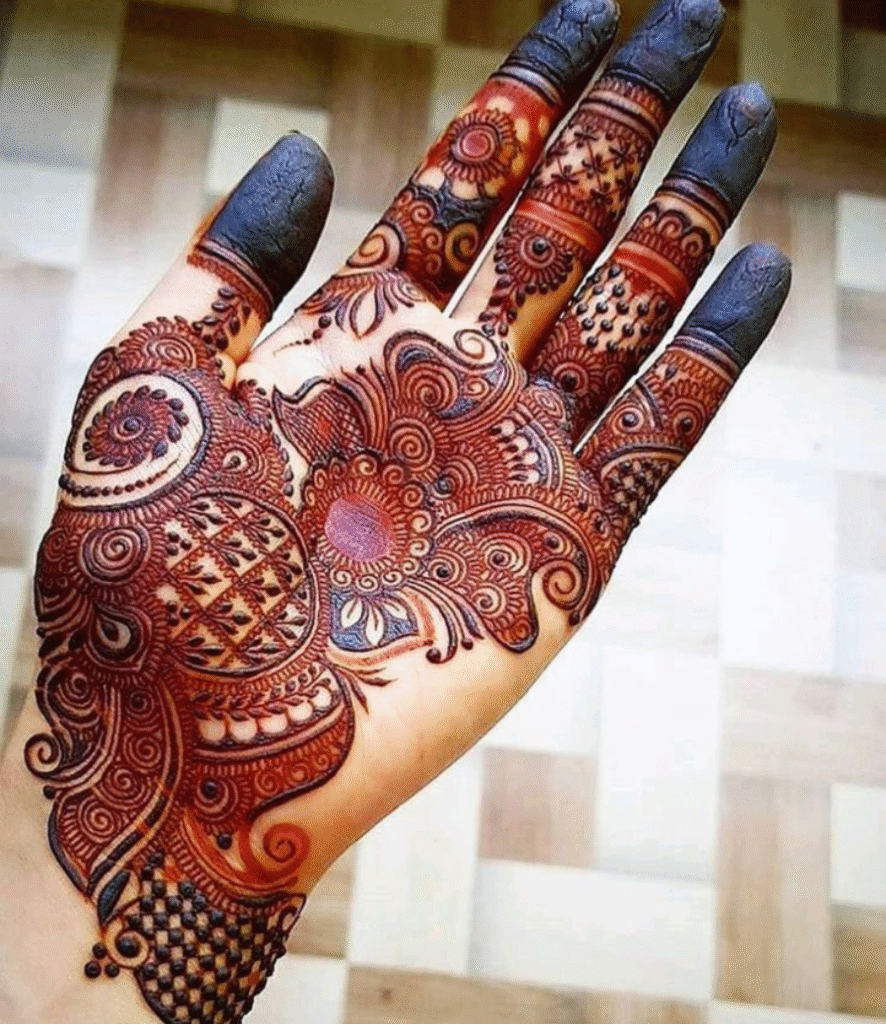 beauti bhrwan mehndi design