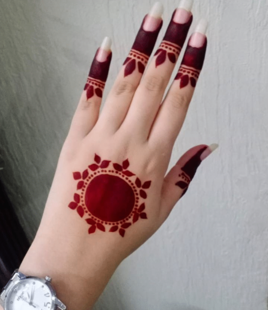 bhrwan mehndi design goel