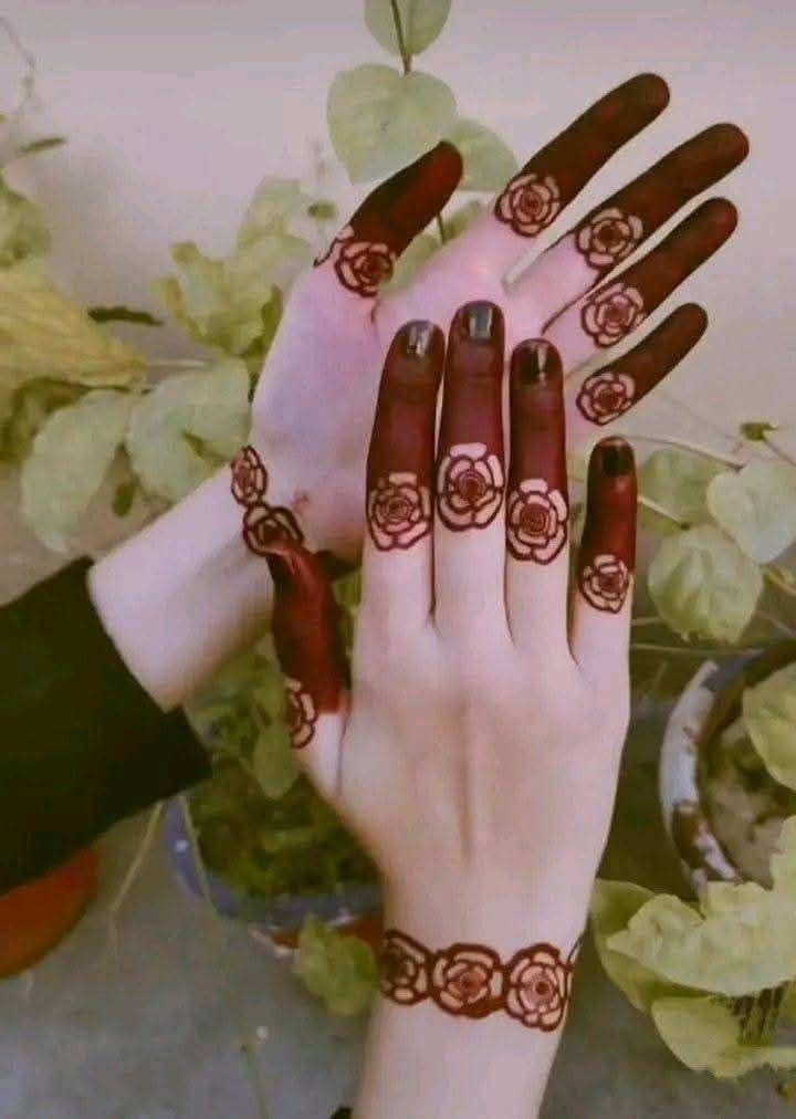 dubai mehndi design back hand arabic