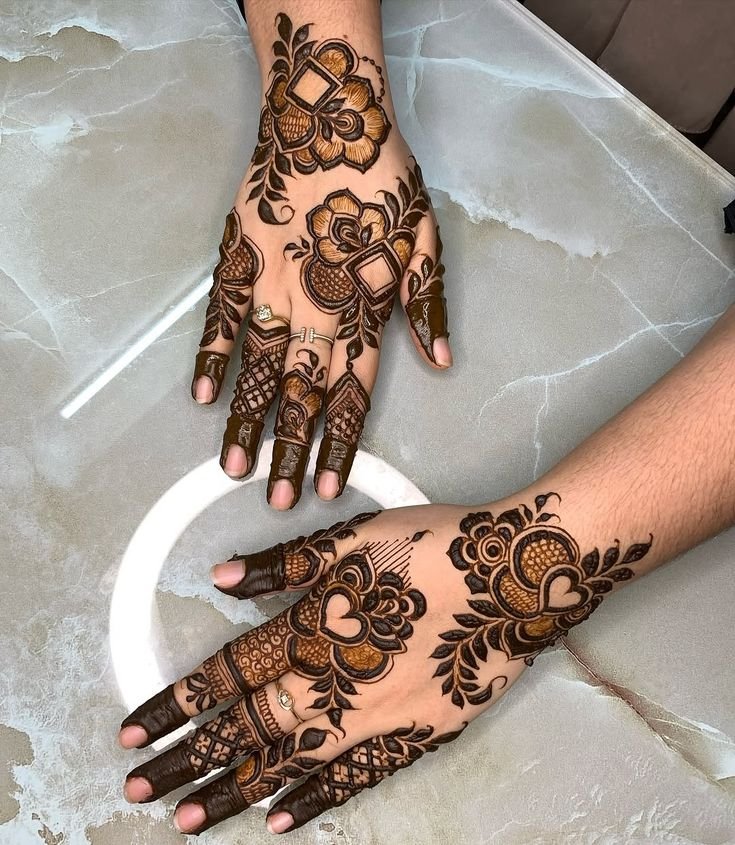 dubai mehndi design simple and beautiful