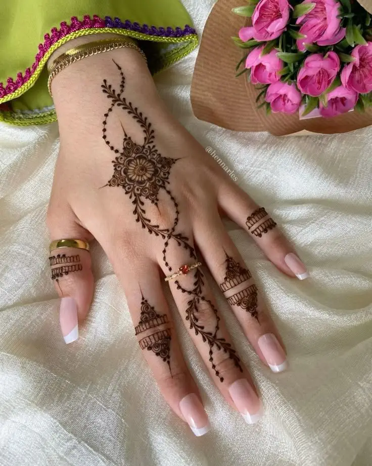 elegant-stylish-back-hand-mehndi-design