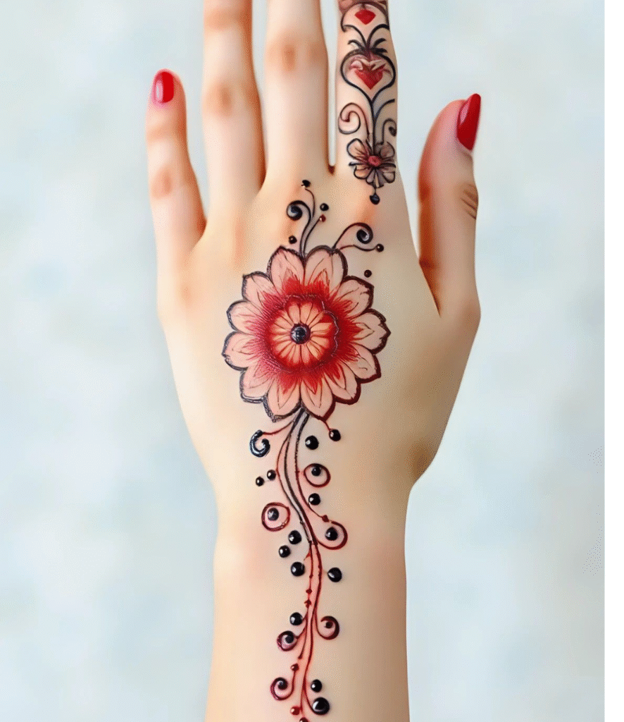 engagement mehndi design new