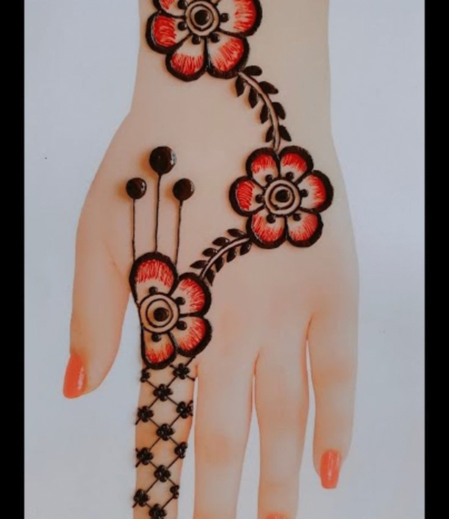 engagement mehndi design photo