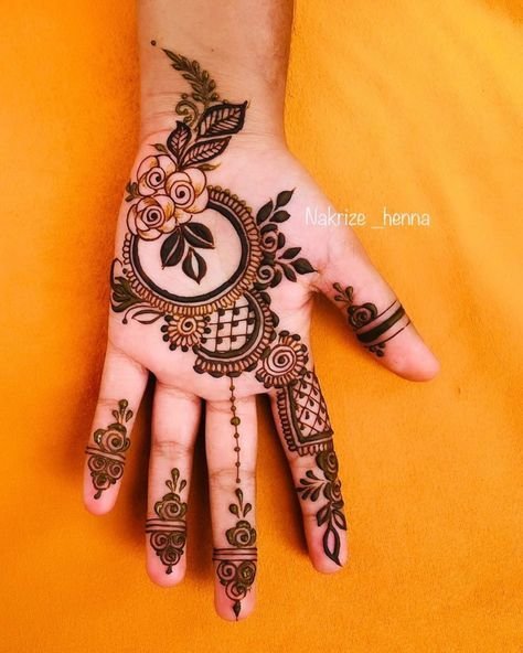 floral mehndi design for eid