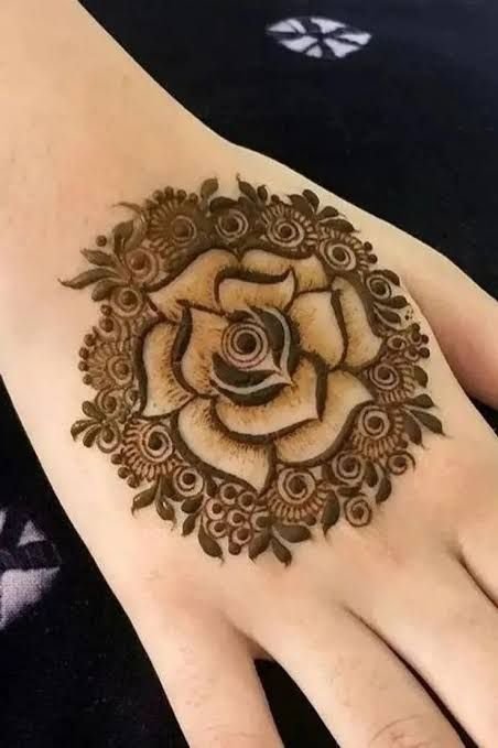 floral mehndi design lattest