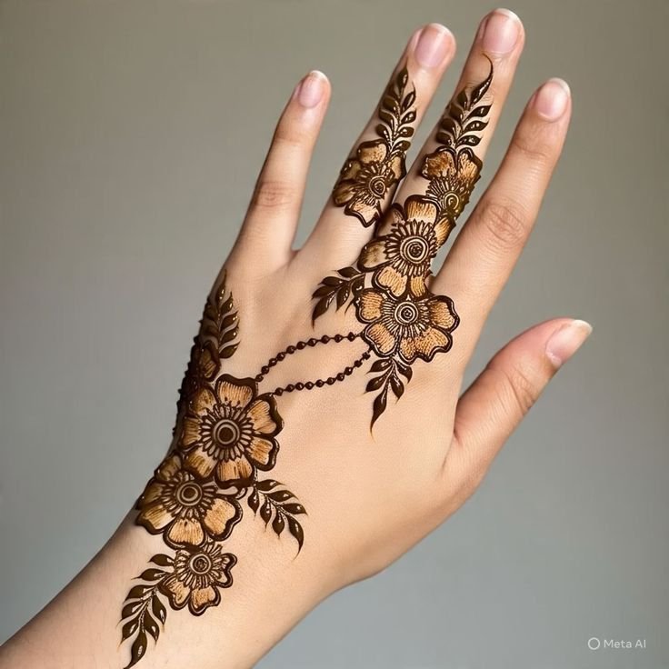lotus-bel-mehndi-design