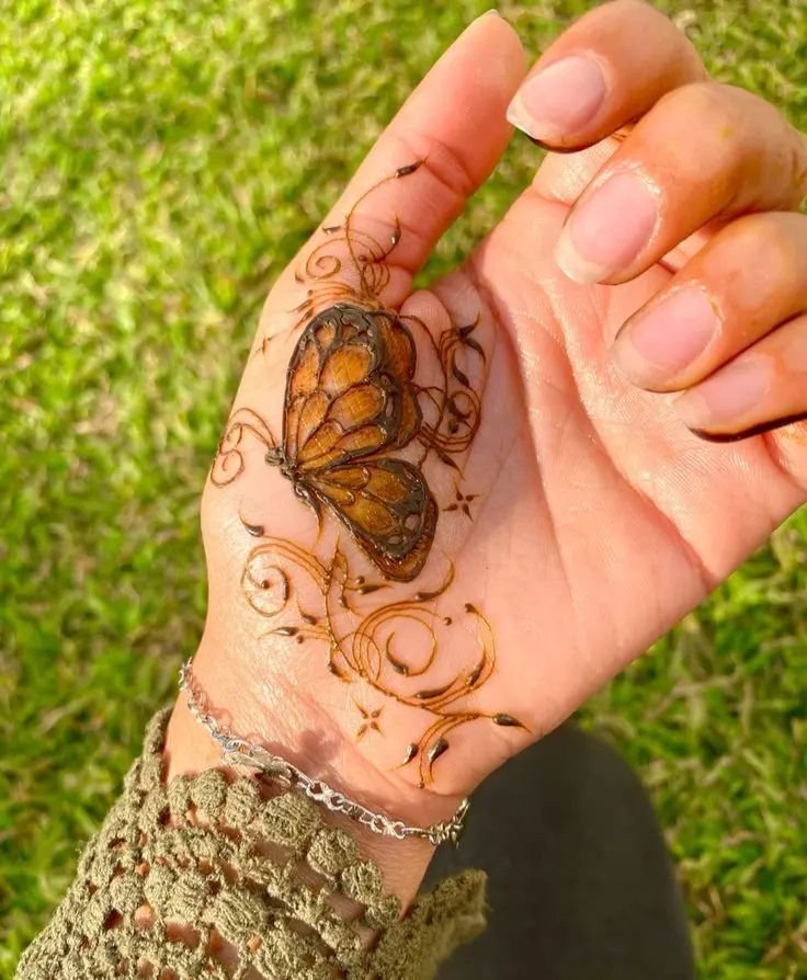 lotus-butterfly-mehndi-design