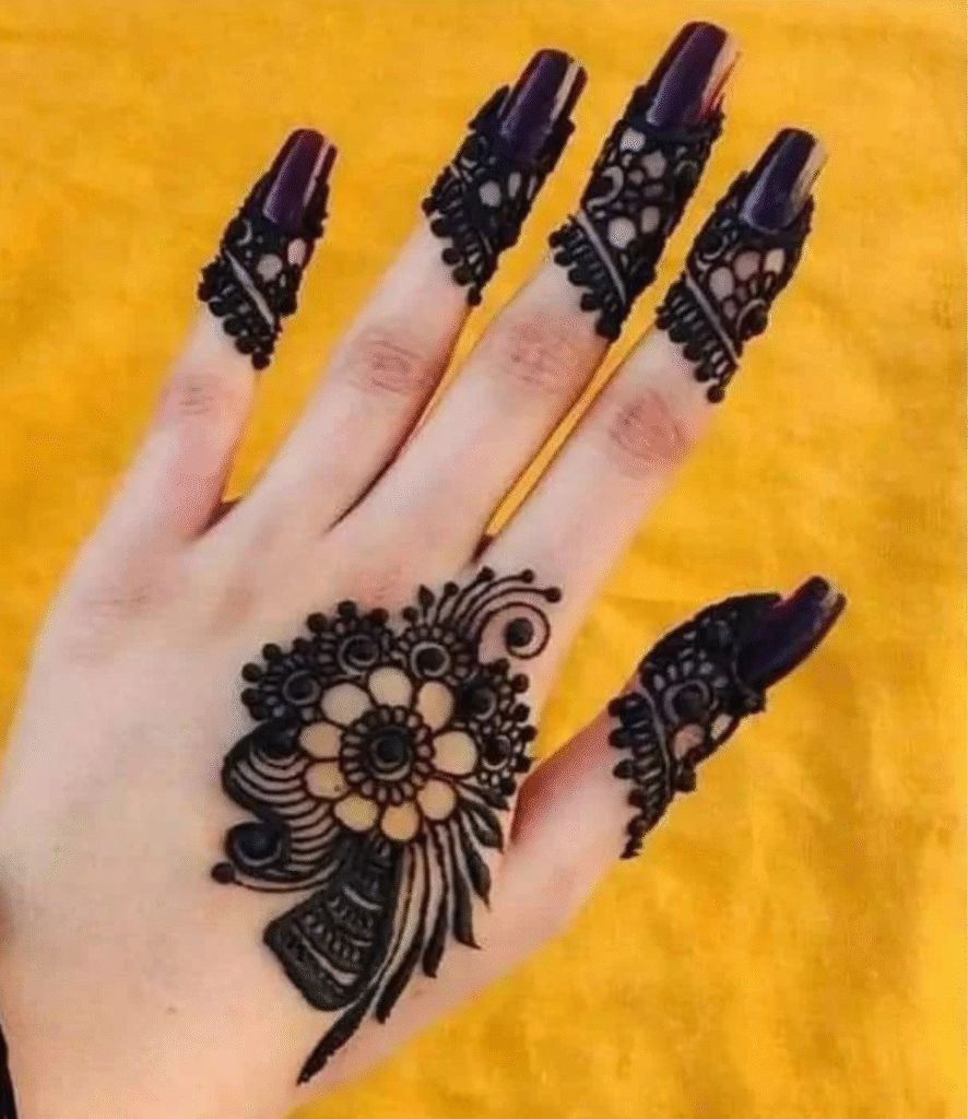 new short mehndi design