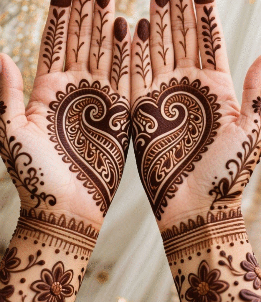 peacock mehndi design easy