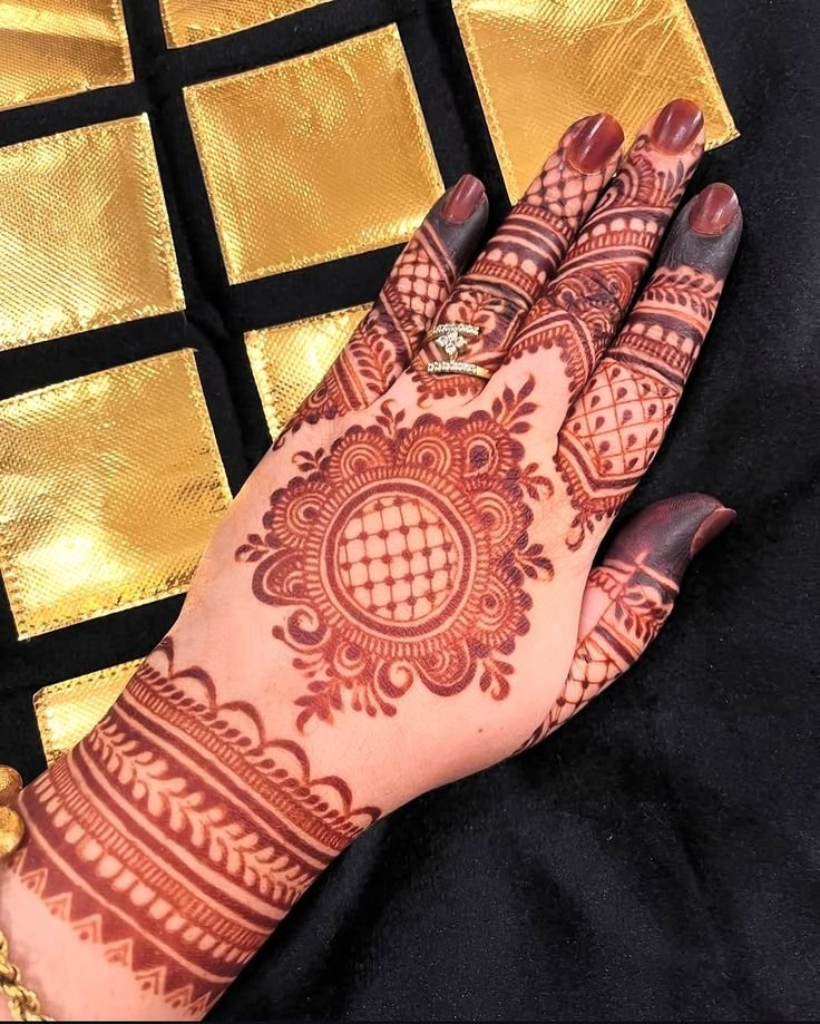 rose dubai mehndi design simple and beautiful