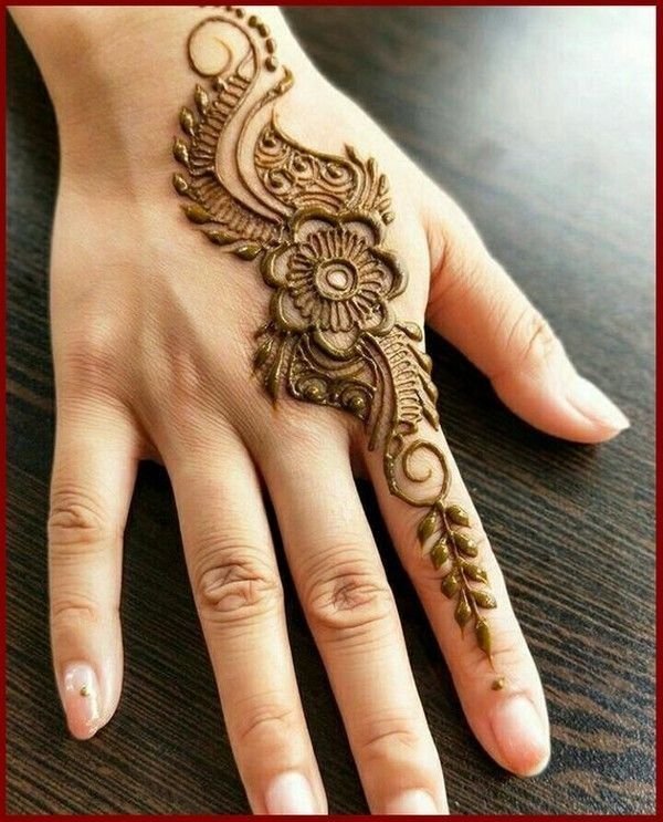 rose-one-side-mehndi-design