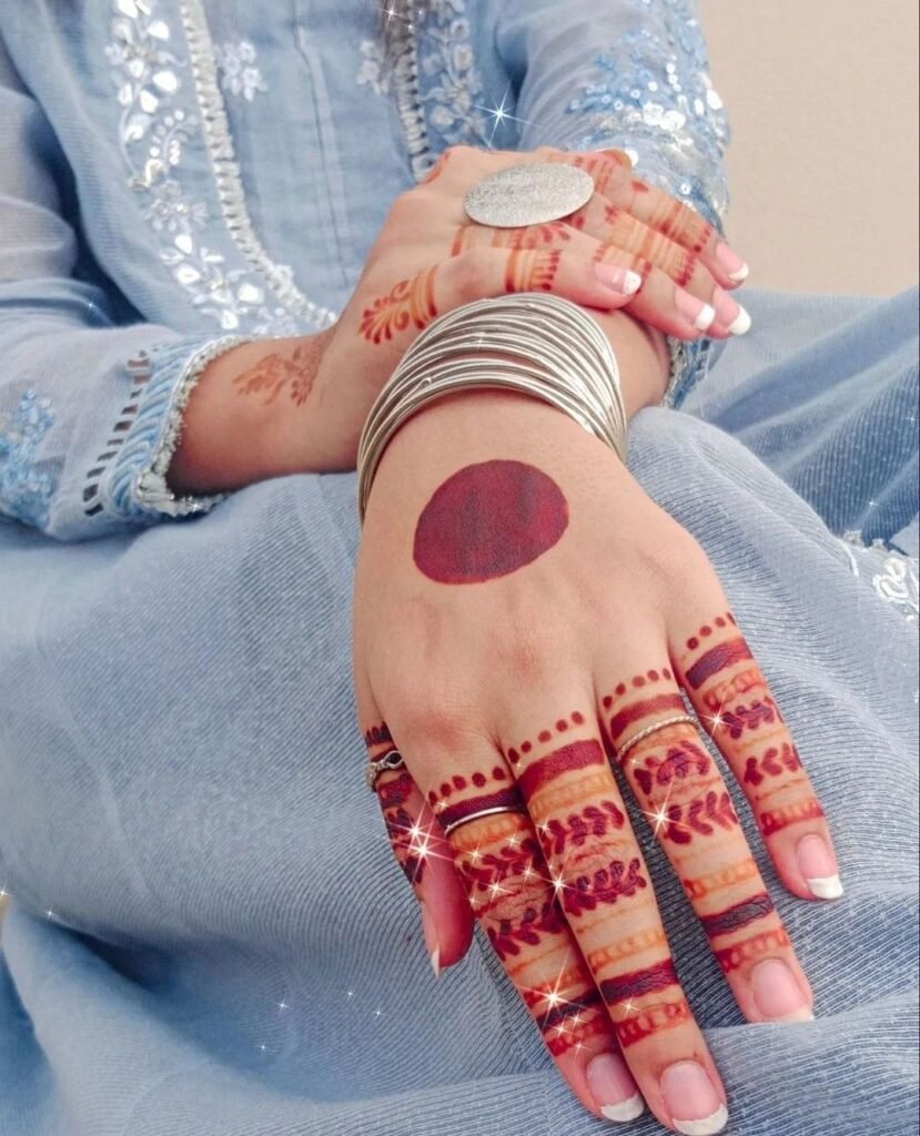 Back Hand Ticky Mehndi Design