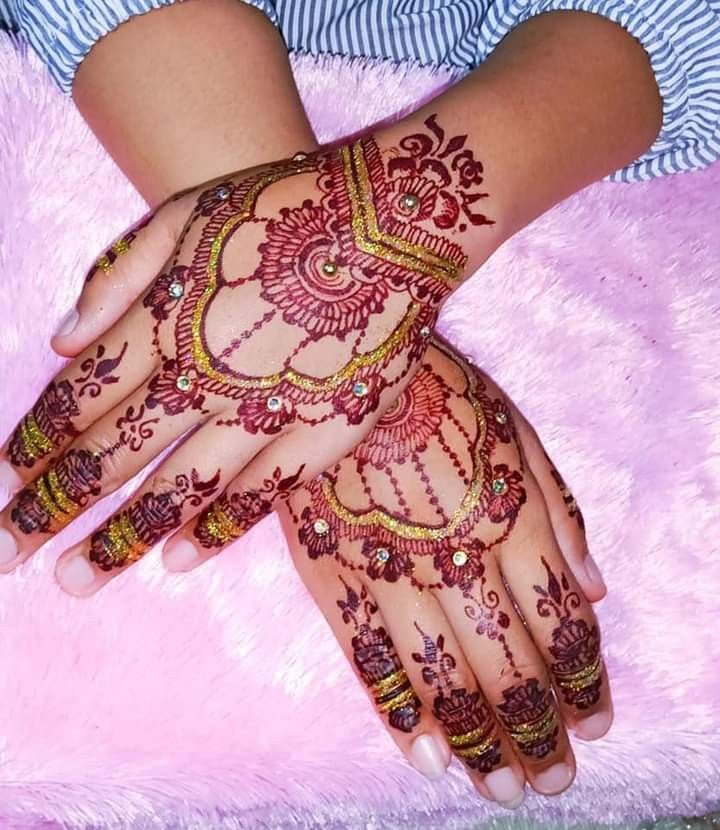 arabic mehndi design for bride