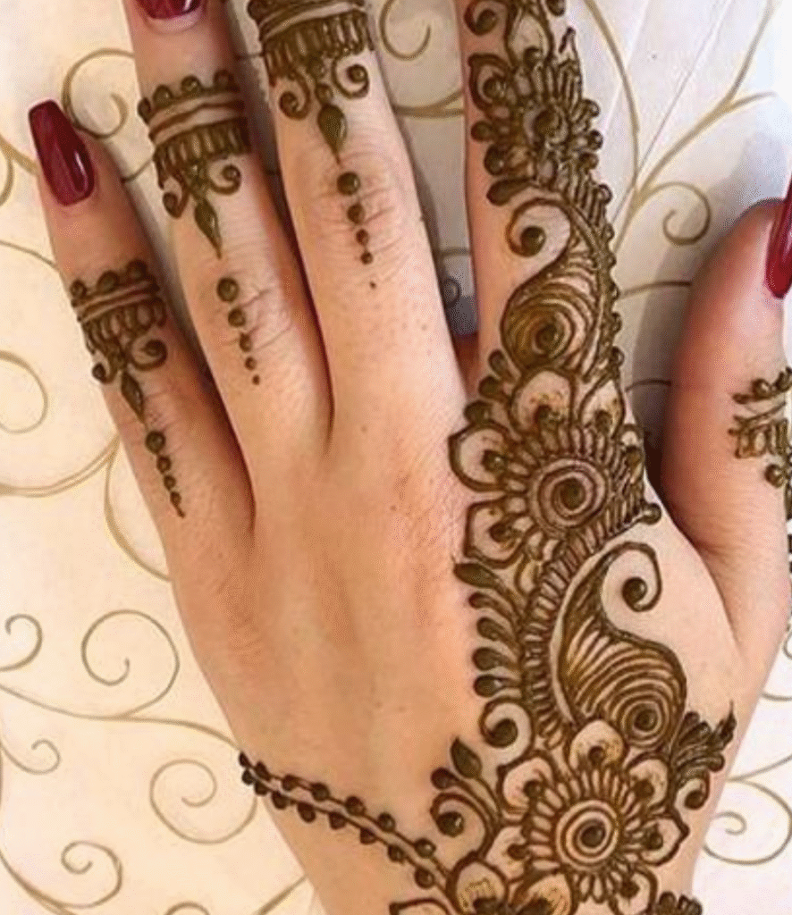 arabic modern mehndi design
