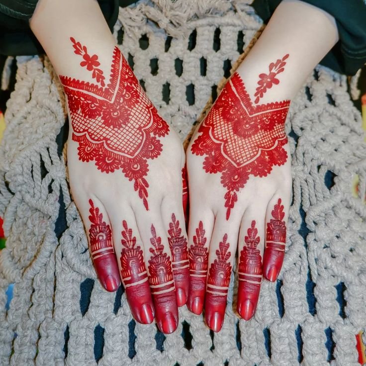 arabic plus indian mehndi design