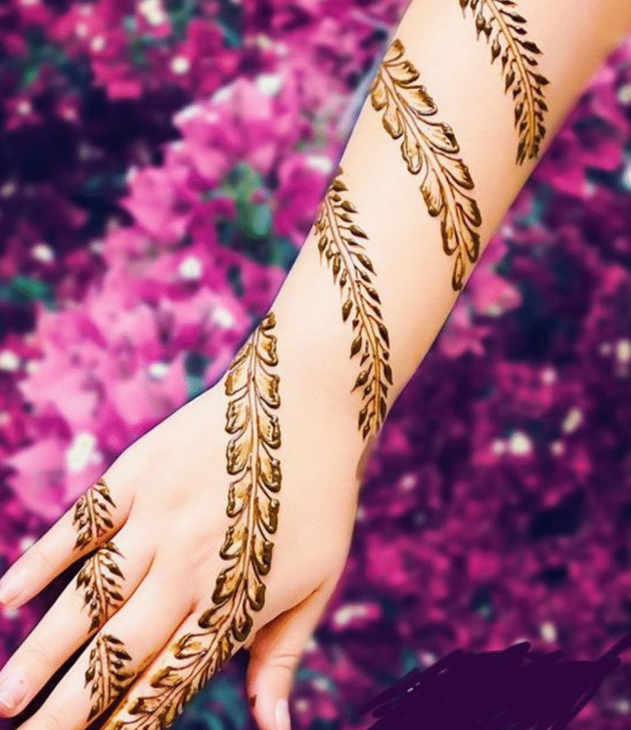arm mehndi design bridal