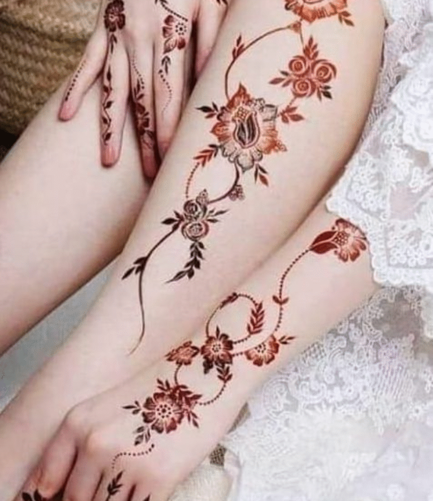 arm mehndi design for girl
