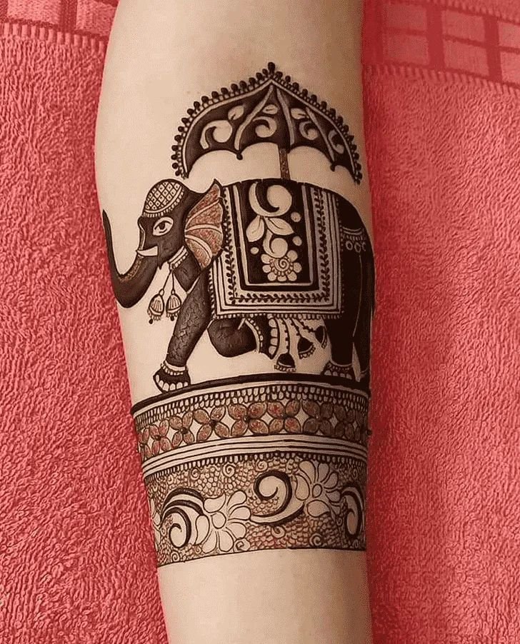 baby-elephant-mehndi-design