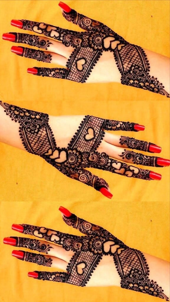 back indian mehndi design