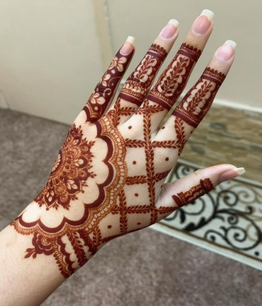 creative 3d mehndi design