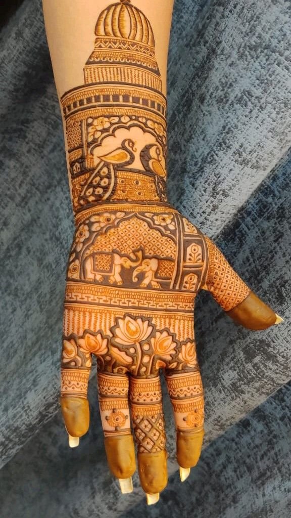 cute-baby-elephant-mehndi-design