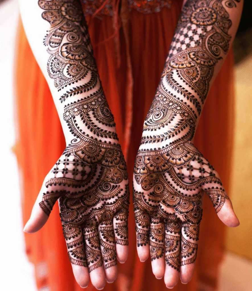 different types of mehndi design