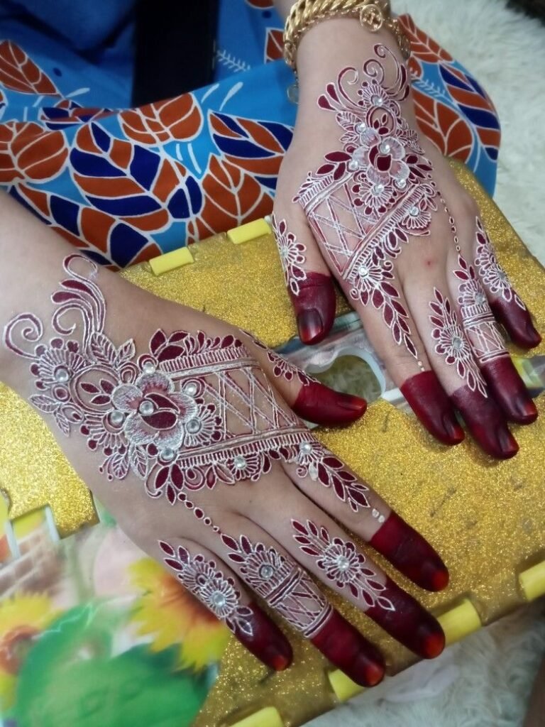 dulhan mehndi arabic bridal stylish simple mehndi design