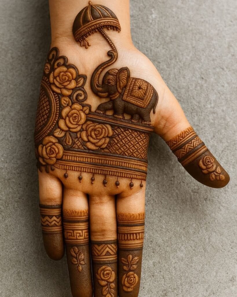 elephant-mehndi-design-aesthetic