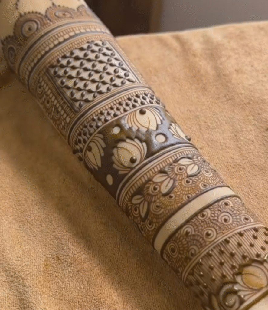 full arm mehndi design
