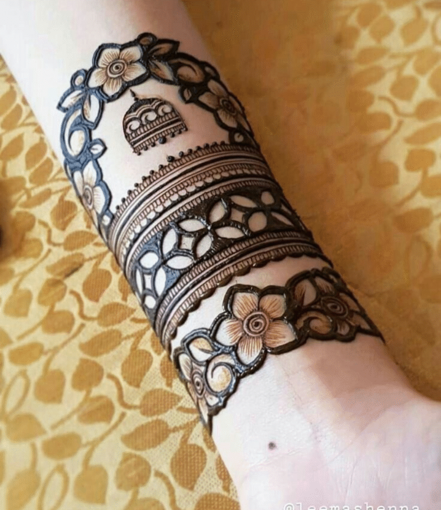 full arm mehndi design simple and beautiful