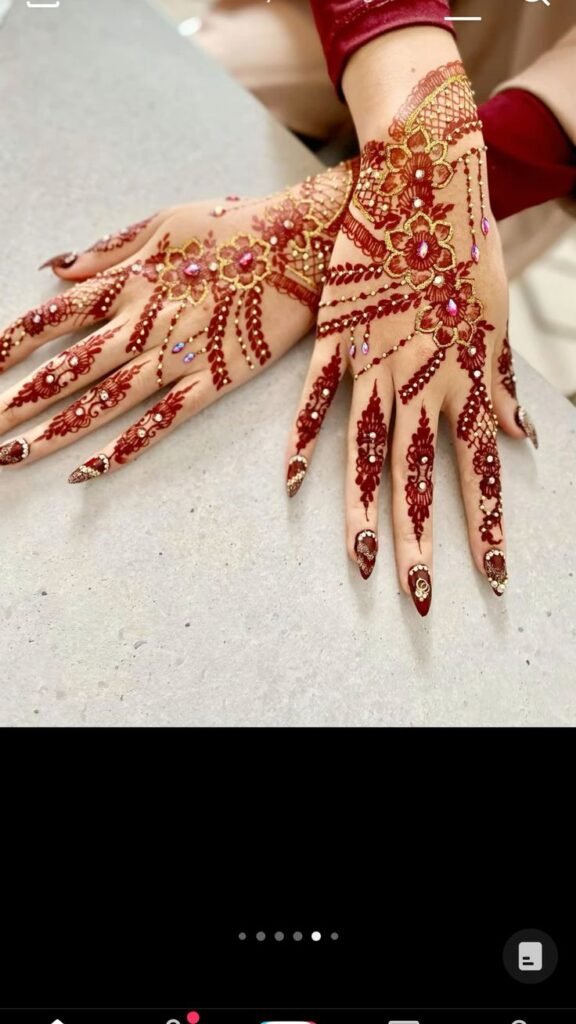 henna designs arabic style