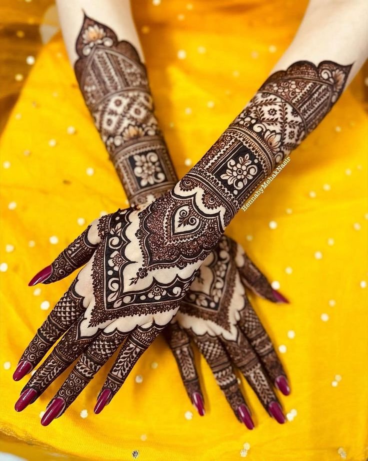 indian bridal henna designs