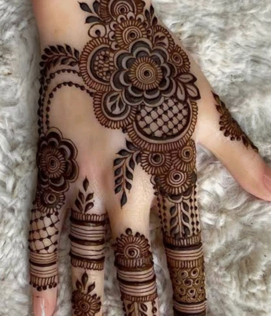 intrect 3d mehndi design