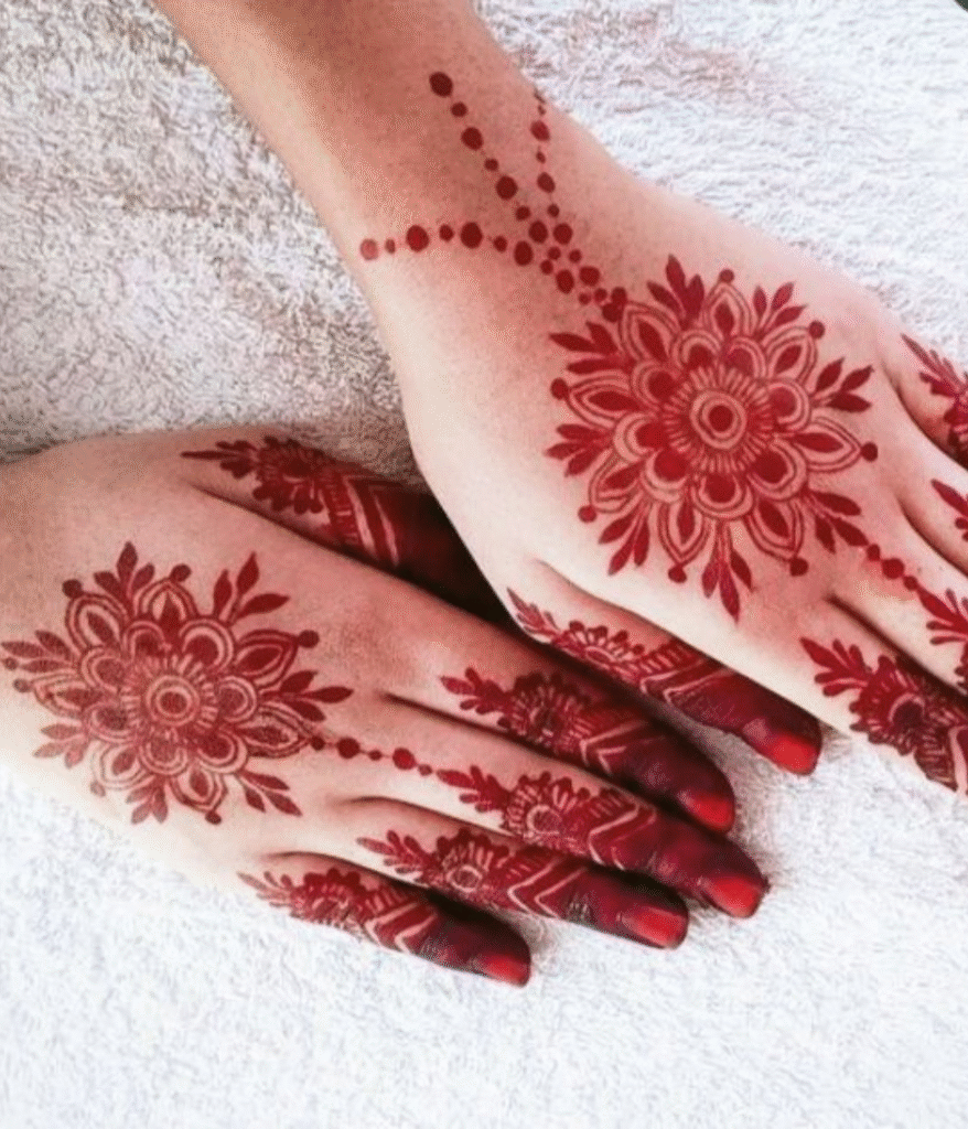 latest 3d mehndi design