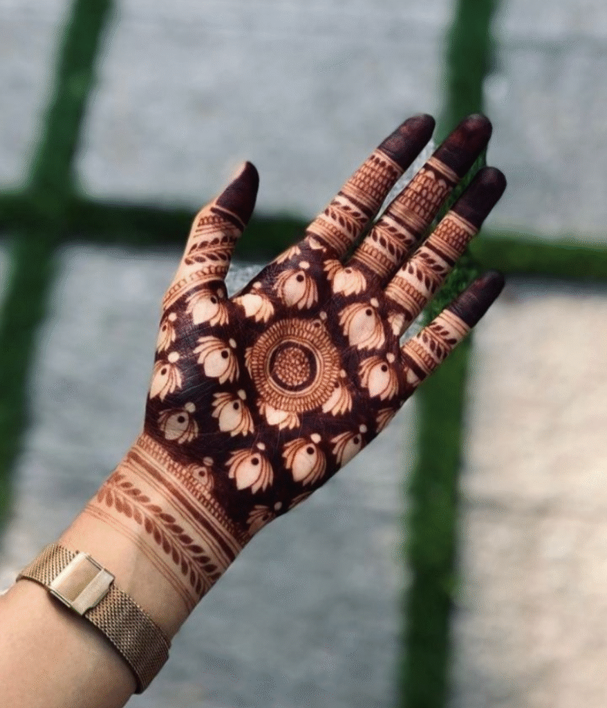 net 3d mehndi design