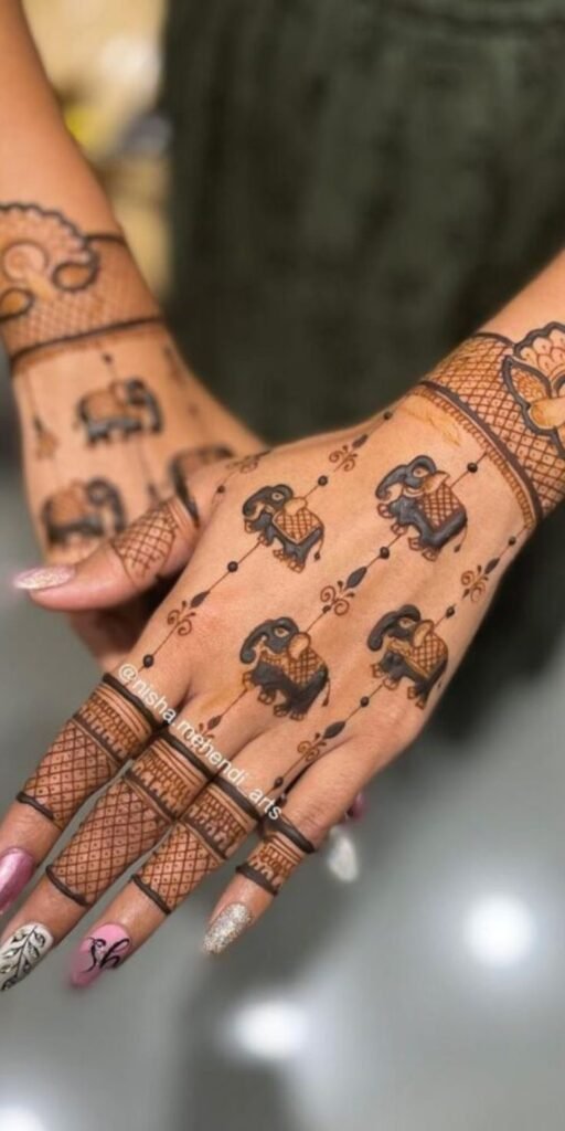 unique-elephant-mehndi-design