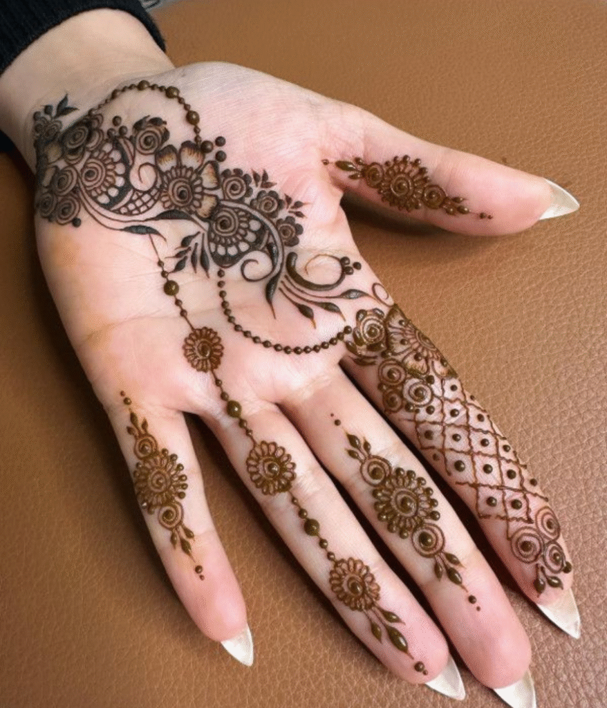 aage ki dubai mehndi design
