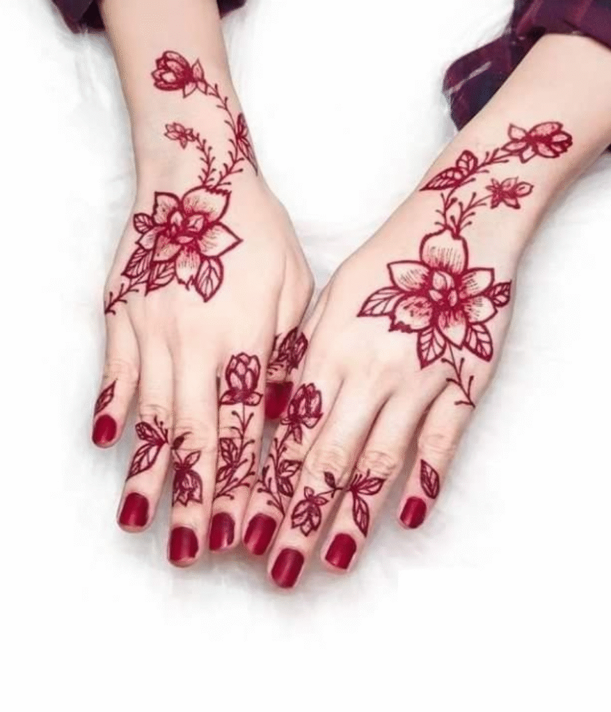 aesthetic cool mehndi design