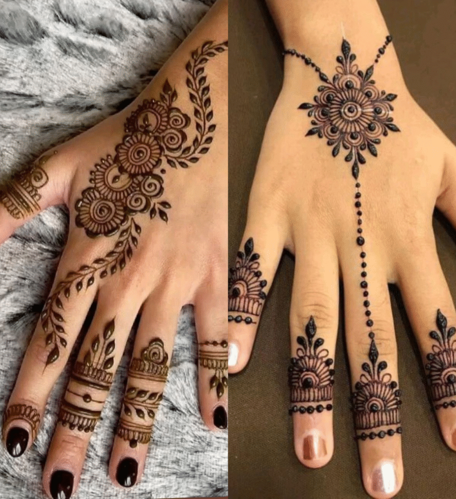 aesthetic mehndi design