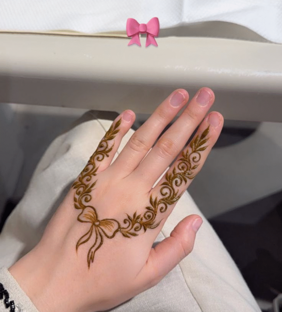 aesthetic butterfly henna