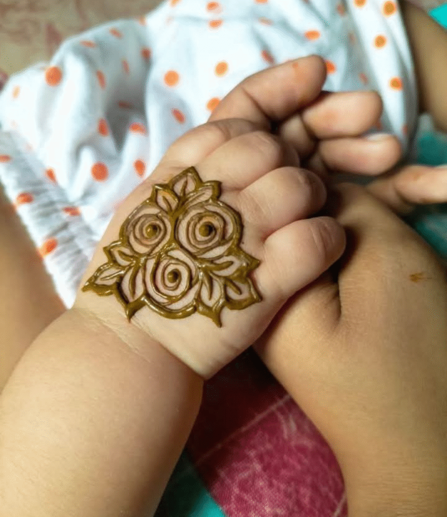 baby mehndi design baby
