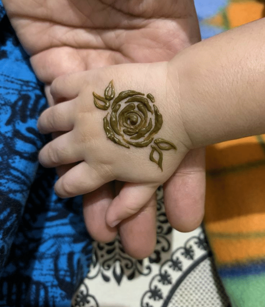 baby mehndi design back hand simple and beautiful
