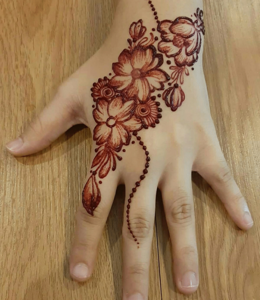 baby shower baby mehndi design