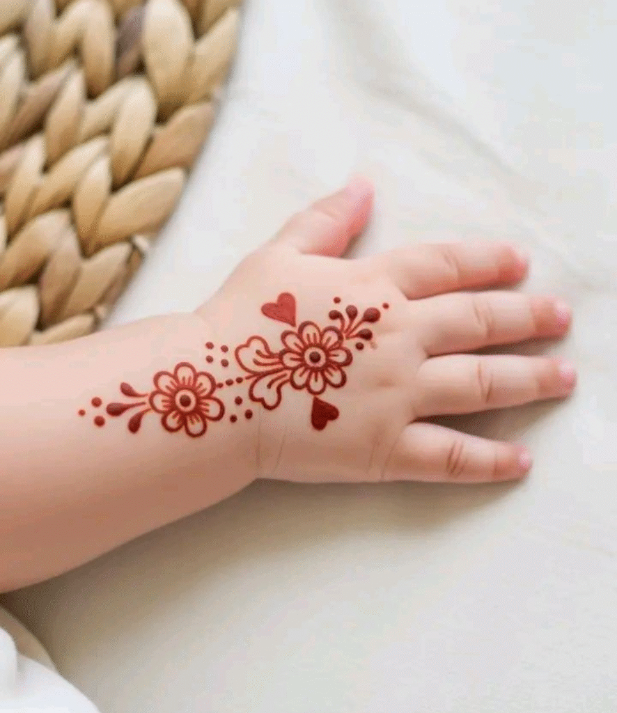 baby shower mehndi design simple and beautiful